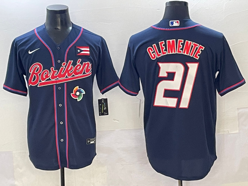 Men Houston Astros #21 Clemente blue MLB Nike 2025 jersey style 32->more jerseys->MLB Jersey